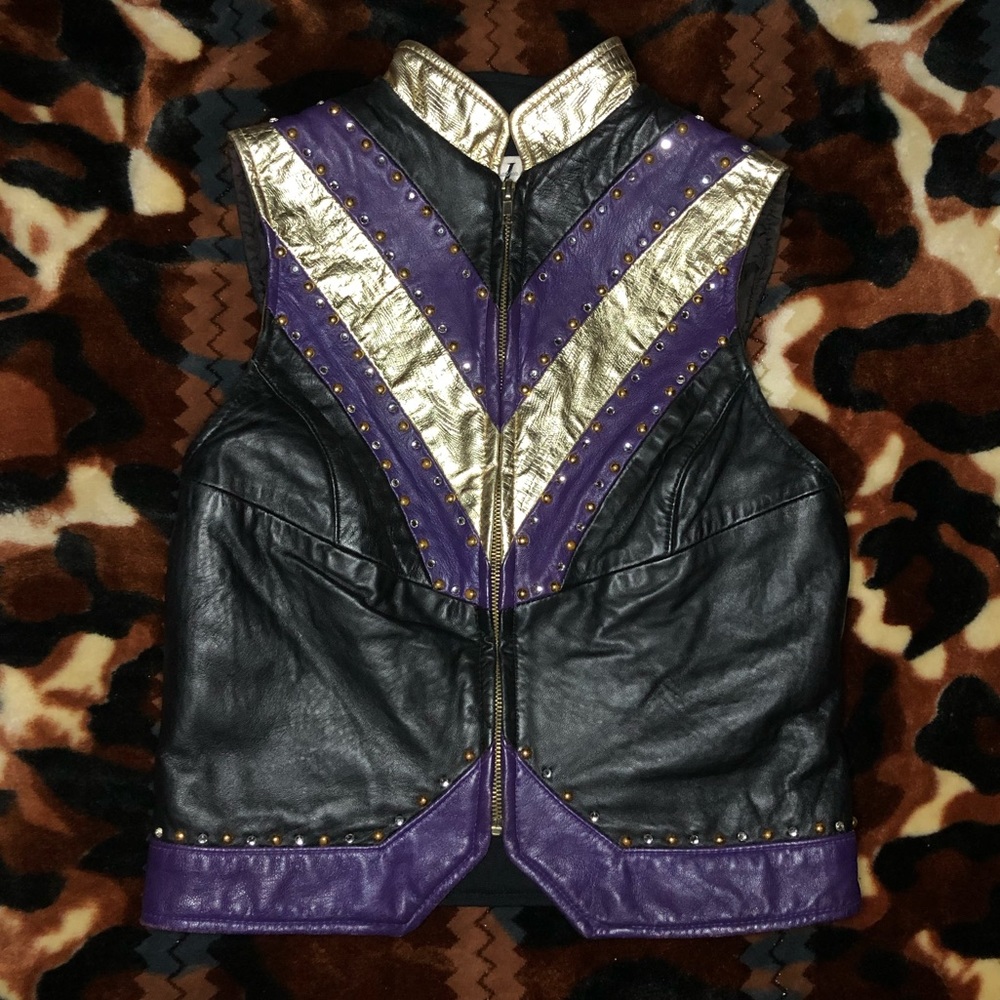 SOLD⭐️Medium VINTAGE Twins Leather Co. Vest